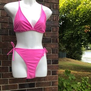 Bright Pink Bikini Set